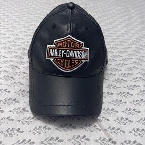 Harley-Davidson Baseball Cap Hat Unisex One Size Black Embroidered Logo
